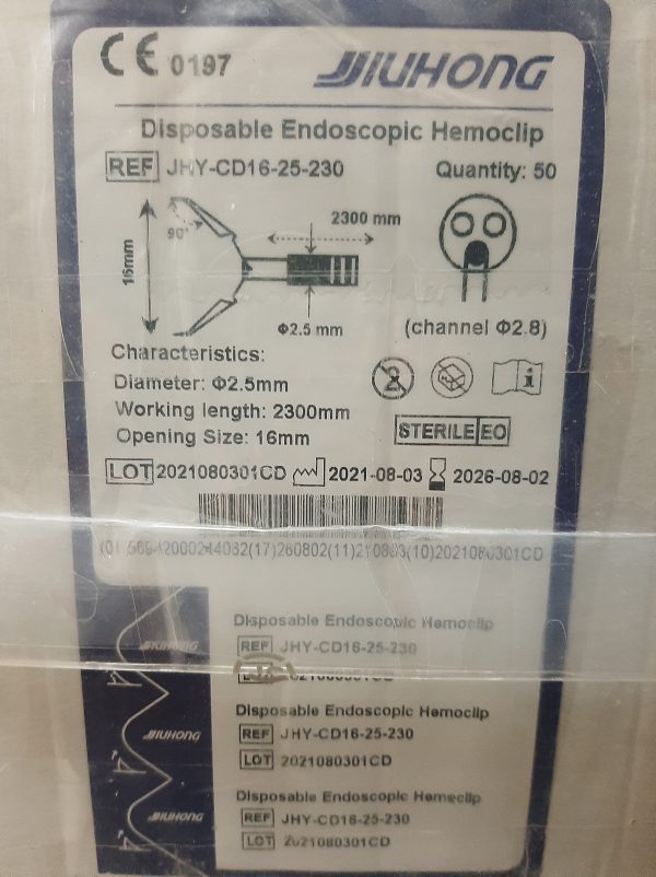 Hemoclip Endoscopico, 16Mm