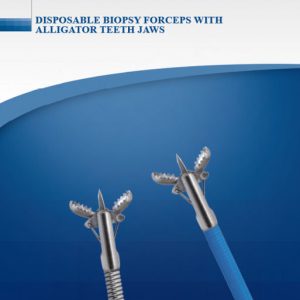 JHY-FB-23-160-W-P-A1 Pinza De Biopsia Para Gastro, Con Estilete, Diente Cocodrilo