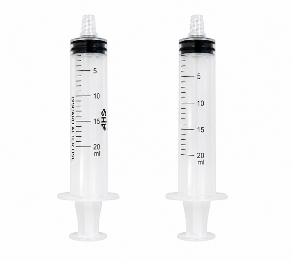 Jeringuilla 20 mL Punta enrroscable AHS